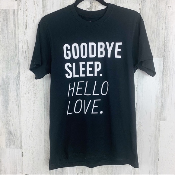 Hallmark Graphic T-Shirt “Goodbye Sleep Hello Love - Picture 2 of 7